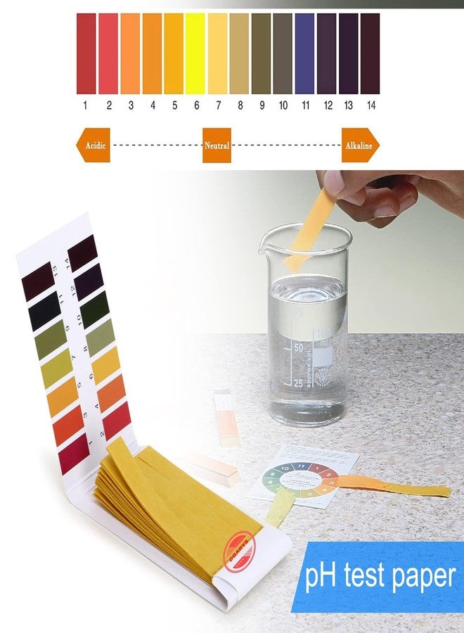 Sage Square Aquarium Ph Paper Strips and Saltwater Aquarium Testing Kit, Ensure healthy aquatic pets with reliable and easy-to-use Ph paper strips. - Image 5